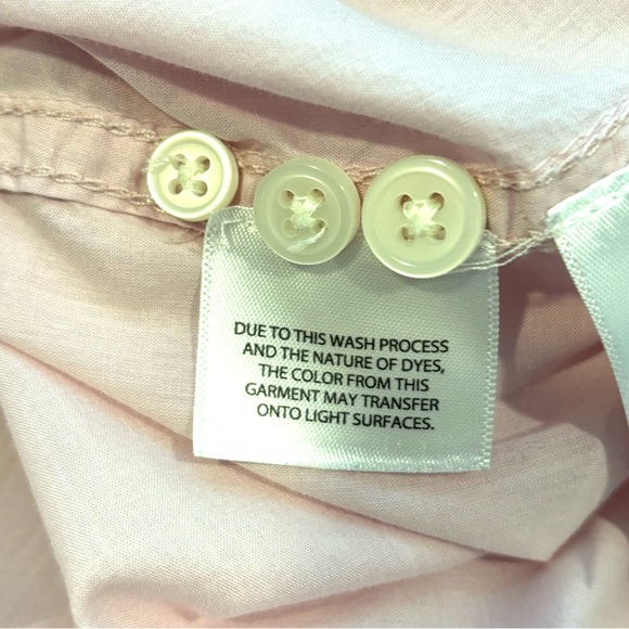 J. CREW PREMIUM WOMEN 12 XL RELAXED FIT SHIRT COTTON BLUSH PINK ROUNDED HEM MINT - Picture 8 of 10